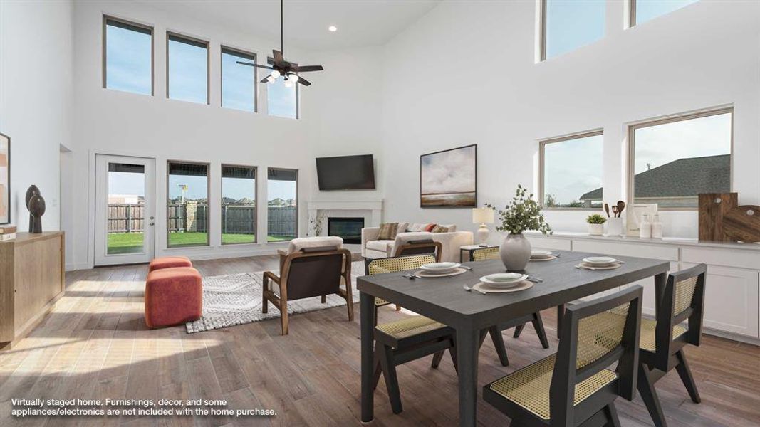 Furnished interior view inside a new home in Devonshire - Reserve 50', Forney (Image 11). Furnished interior view inside a new home in Devonshire - Reserve 50', Forney (Image 11).