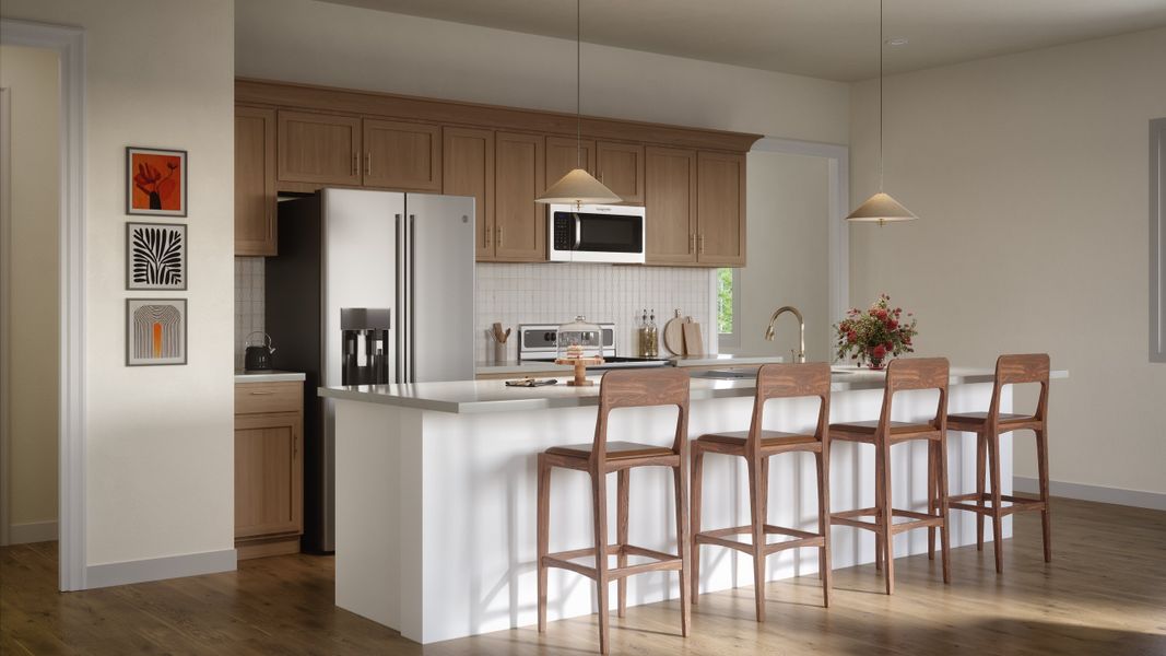 Lindstrom | DSLD Homes | Floorplan | Kitchen Rendering