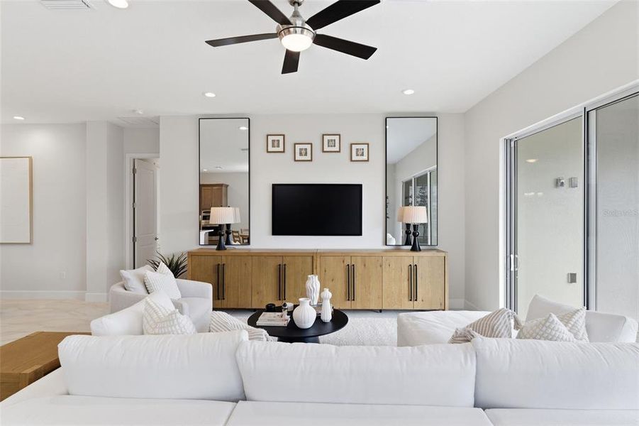Furnished interior view inside a new home in Valencia Ridge, Wesley Chapel (Image 12).