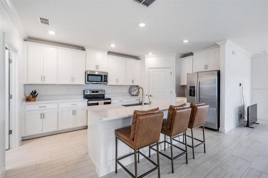 Furnished interior view inside a new home in , San Antonio (Image 7).