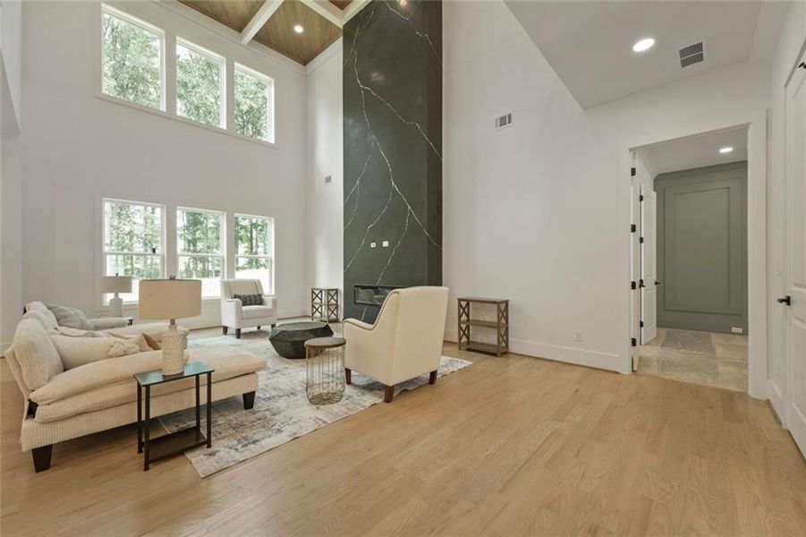 Furnished interior view inside a new home in , Grayson (Image 6).