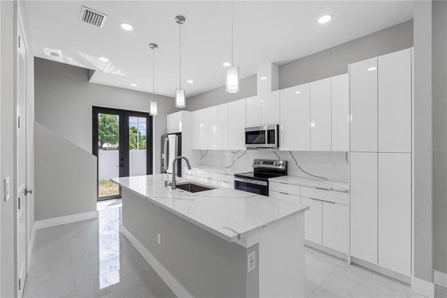 Furnished interior view inside a new home in , Tampa (Image 13).