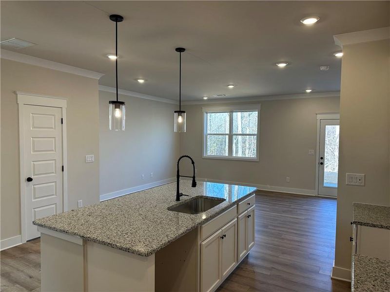 Furnished interior view inside a new home in Millstone at Mundy Mill, Gainesville (Image 12).