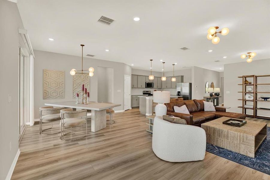 Furnished interior view inside a new home in , Land O' Lakes (Image 9).