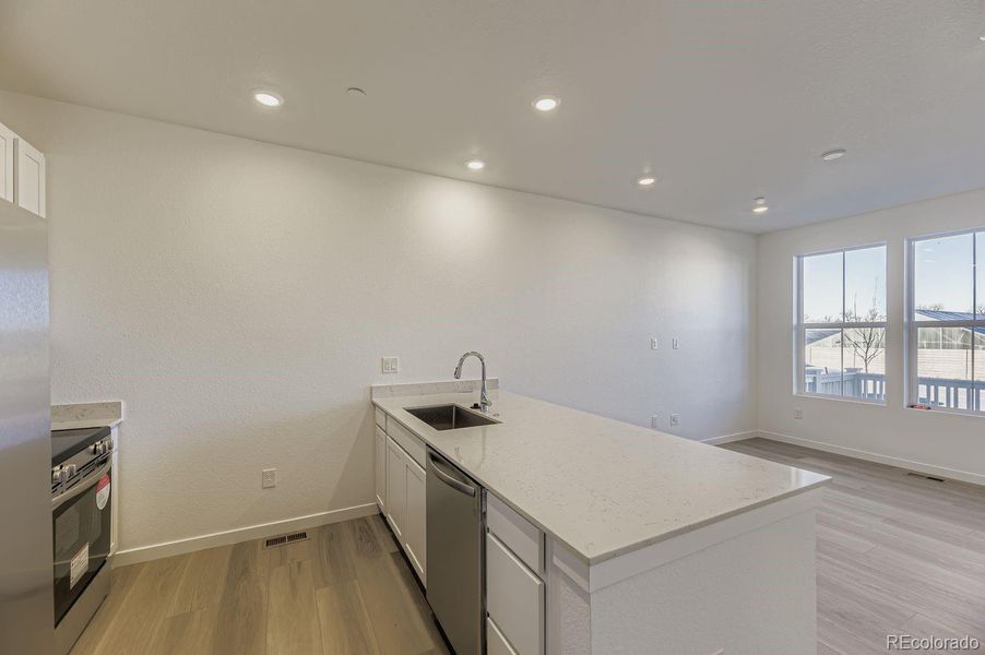 Furnished interior view inside a new home in , Centennial (Image 4).