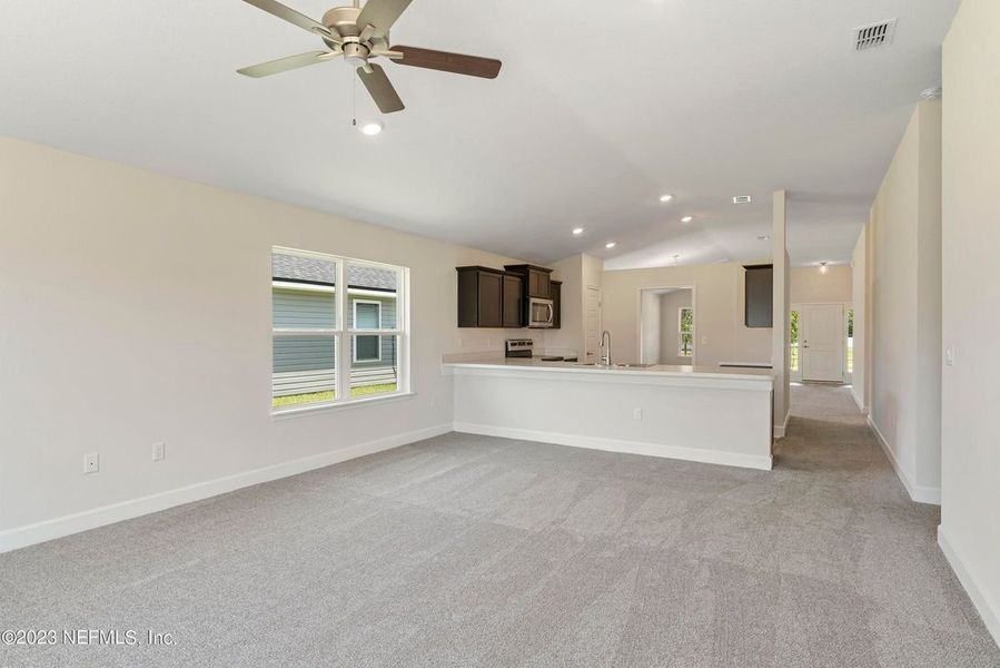 Representative unfurnished interior of a home built from the 1940 by Adams Homes in Ricker Estates, Jacksonville (Image 11). Representative unfurnished interior of a home built from the 1940 by Adams Homes in Ricker Estates, Jacksonville (Image 11).