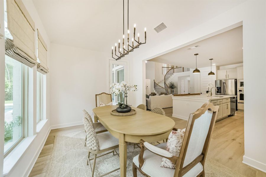 Furnished interior view inside a new home in Woodforest – 60', Montgomery (Image 13).