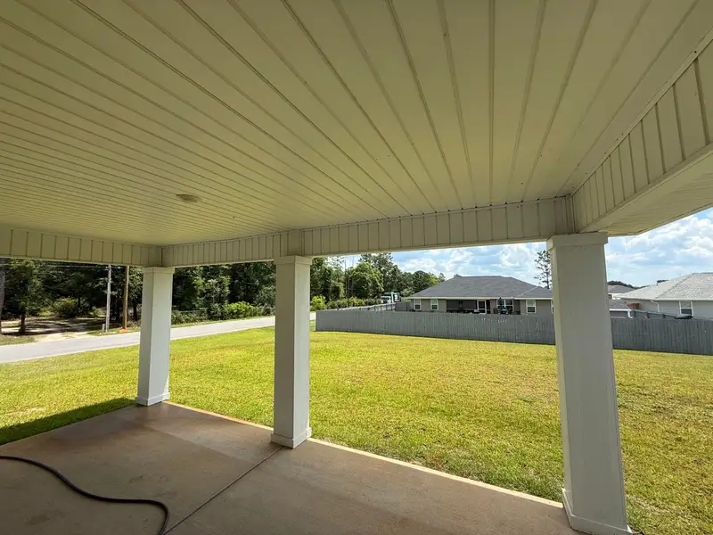 Exterior details and patio area of a home in Ashton View, Crestview (Image 2). Exterior details and patio area of a home in Ashton View, Crestview (Image 2).