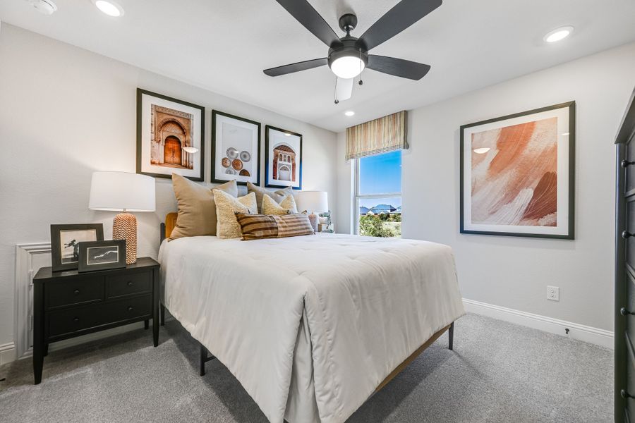 Furnished interior view inside a new home in Cross Creek Meadows, Celina (Image 18).