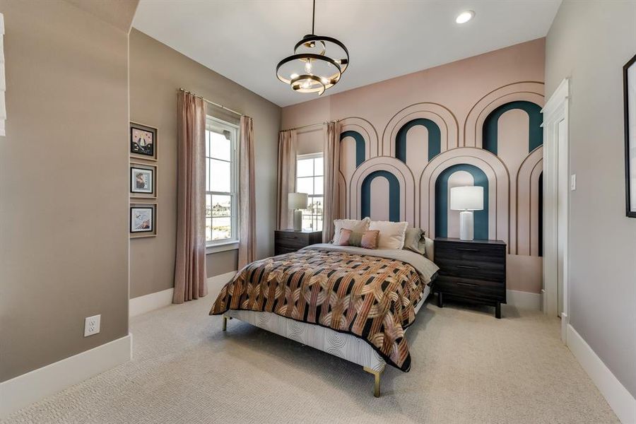 Furnished interior view inside a new home in Buffalo Ridge, Celina (Image 28). Furnished interior view inside a new home in Buffalo Ridge, Celina (Image 28).