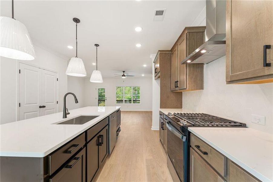 Furnished interior view inside a new home in Townes at South Main, Kennesaw (Image 7).