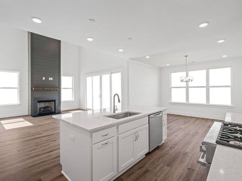 Furnished interior view inside a new home in Shelton Square, Murfreesboro (Image 11).