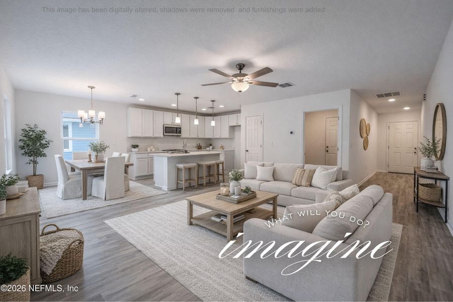 Furnished interior view inside a new home in , Green Cove Springs (Image 7).