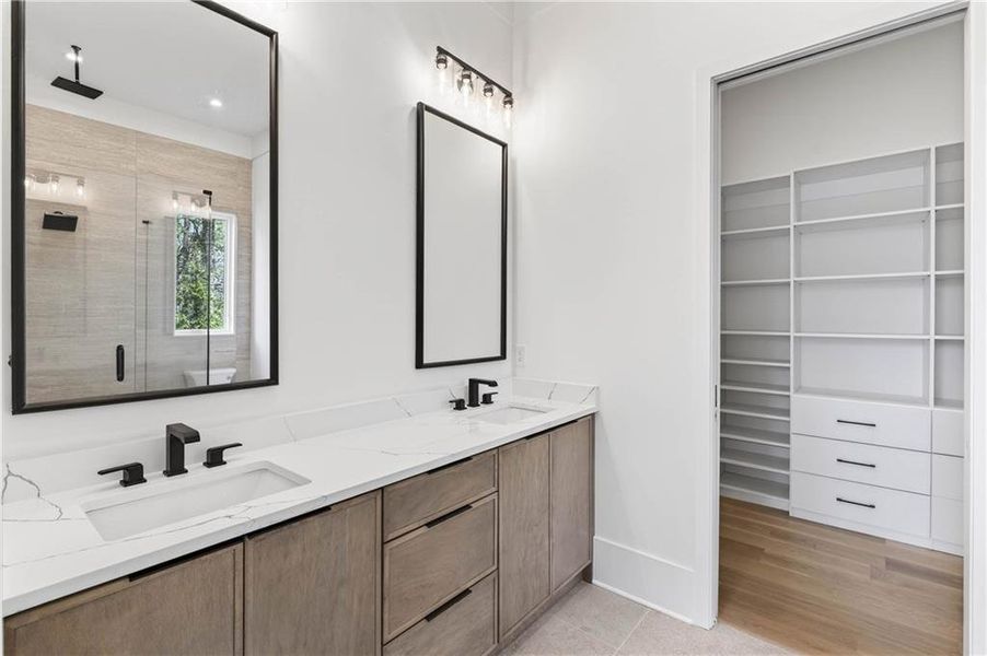 Furnished interior view inside a new home in , Marietta (Image 46).