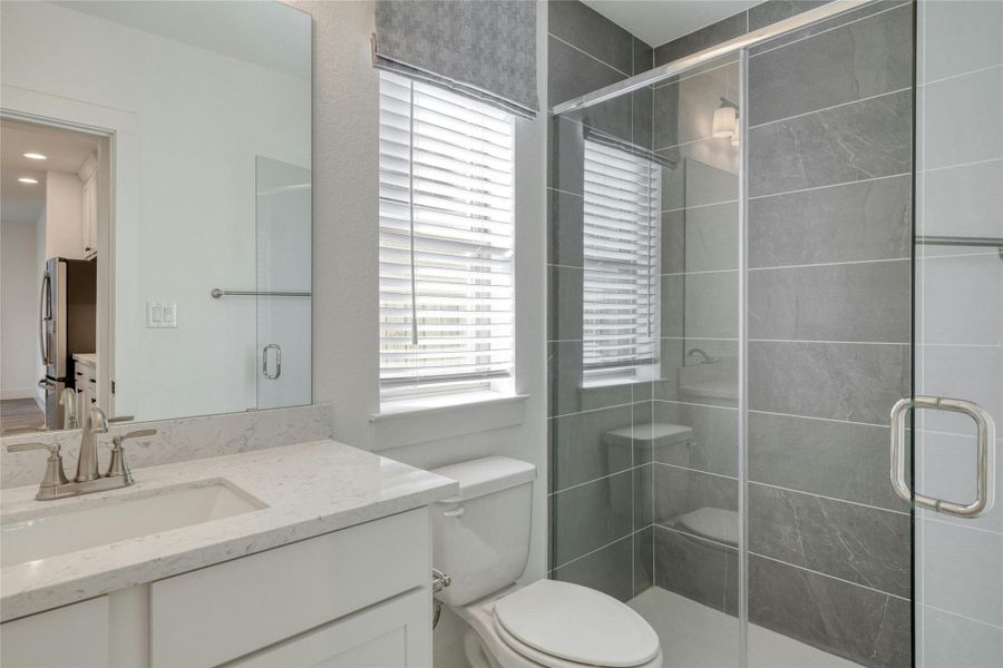 Furnished interior view inside a new home in Lariat 45', Liberty Hill (Image 12).