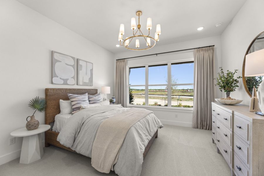 Representative furnished interior of a home built from the 6051 by Tradition Homes in StarView, Prosper (Image 9).