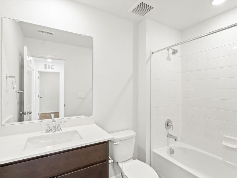 Furnished interior view inside a new home in Poudre Heights: The Meadow Collection, Windsor (Image 5).