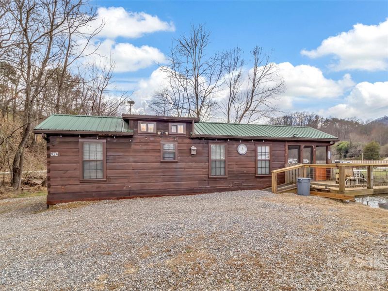 Exterior details and patio area of a home in , Sylva (Image 13).