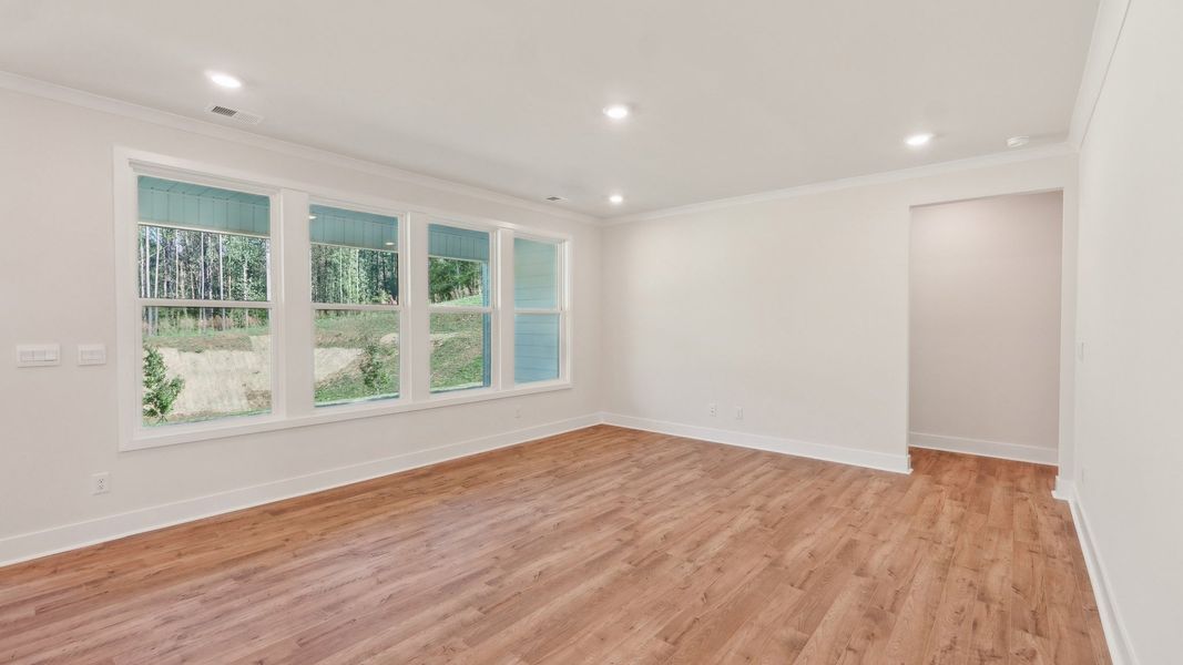 Representative unfurnished interior of a home built from the Magnolia by D.R. Horton in Westport, York (Image 19).
