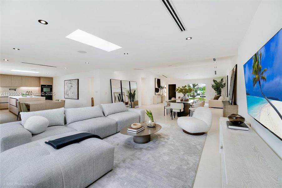 Furnished interior view inside a new home in , Miami (Image 9).