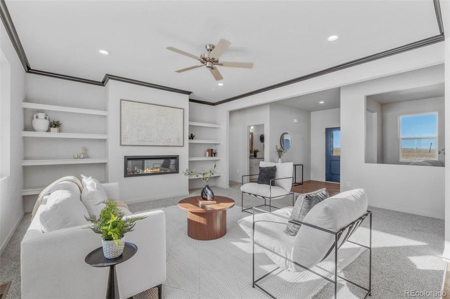 Furnished interior view inside a new home in , Pueblo West (Image 27).