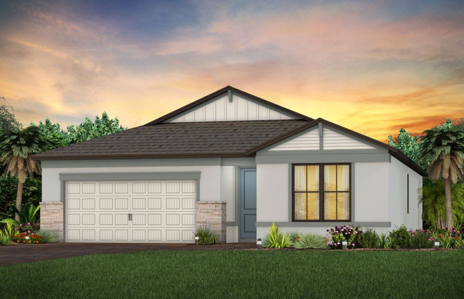 Exterior CO1 with optional stone