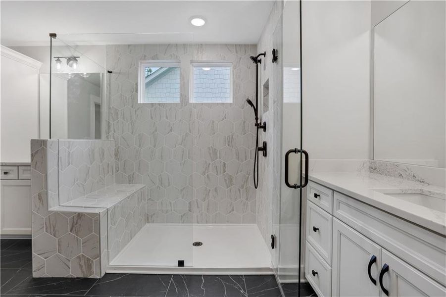 Furnished interior view inside a new home in Cambridge, Flowery Branch (Image 14). Furnished interior view inside a new home in Cambridge, Flowery Branch (Image 14).