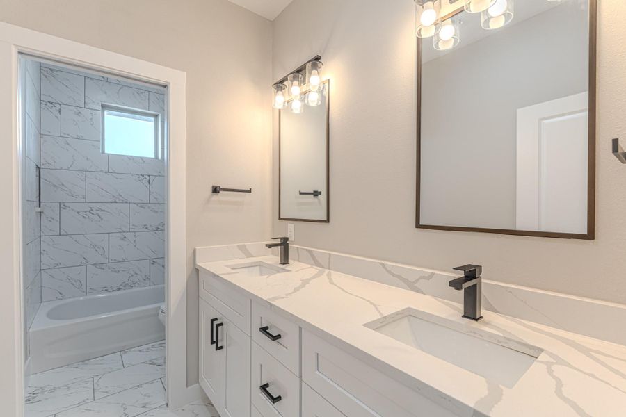 Furnished interior view inside a new home in , Houston (Image 12).