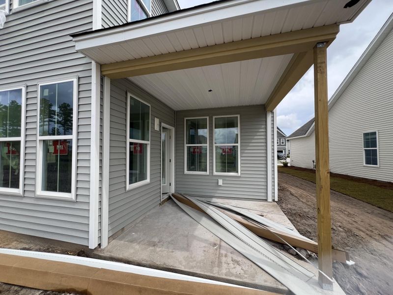 Exterior details and patio area of a home in Lochton, Summerville (Image 3). Exterior details and patio area of a home in Lochton, Summerville (Image 3).