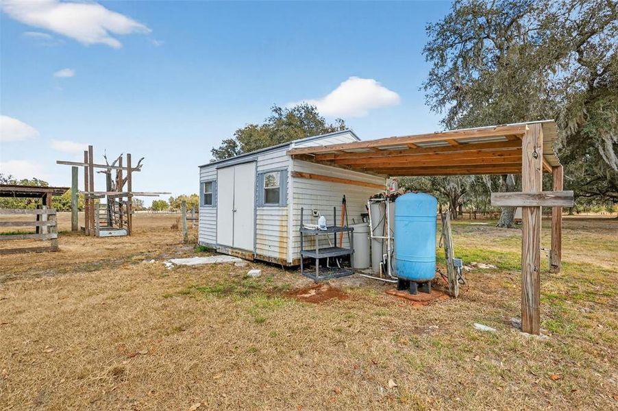 Exterior details and patio area of a home in , Bushnell (Image 2). Exterior details and patio area of a home in , Bushnell (Image 2).