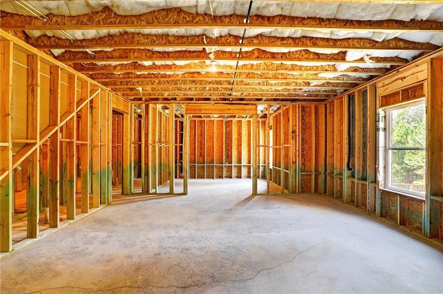 In-progress construction of a new home in The Manor at Gainesville Township, Gainesville, GA (Image 47).