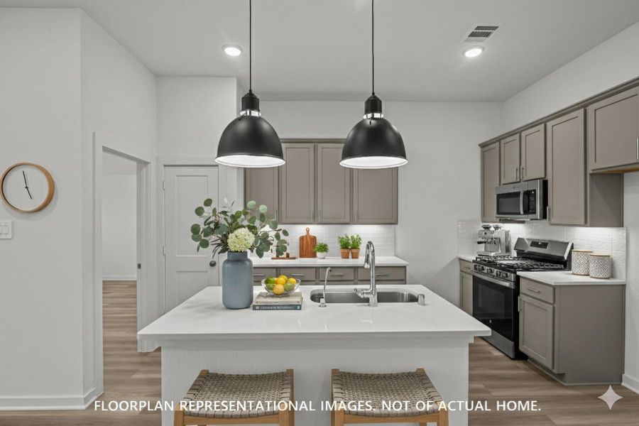 Furnished interior view inside a new home in Ambrose, La Marque (Image 7).