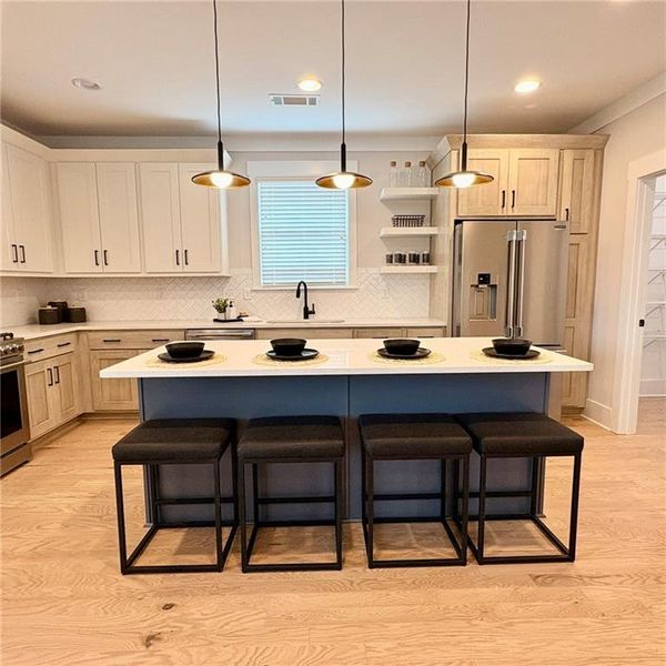 Furnished interior view inside a new home in , Atlanta (Image 9).