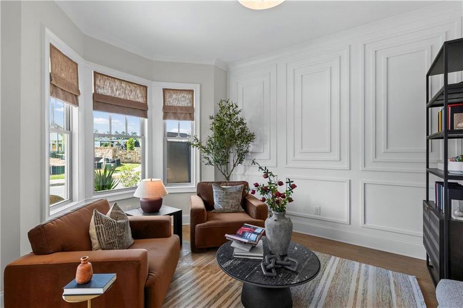 Furnished interior view inside a new home in Laurel View, Suwanee (Image 8).
