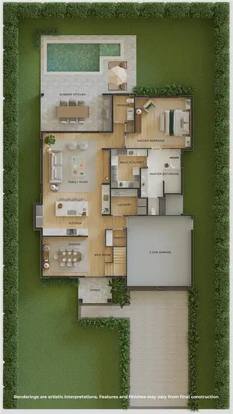2D floor plan layout of this home in , Winter Park, FL (Image 3).