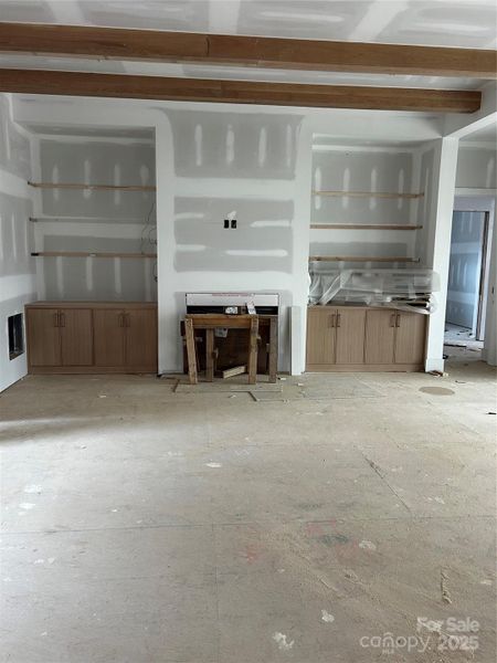 Under Construction - Great Room w/ Built Ins