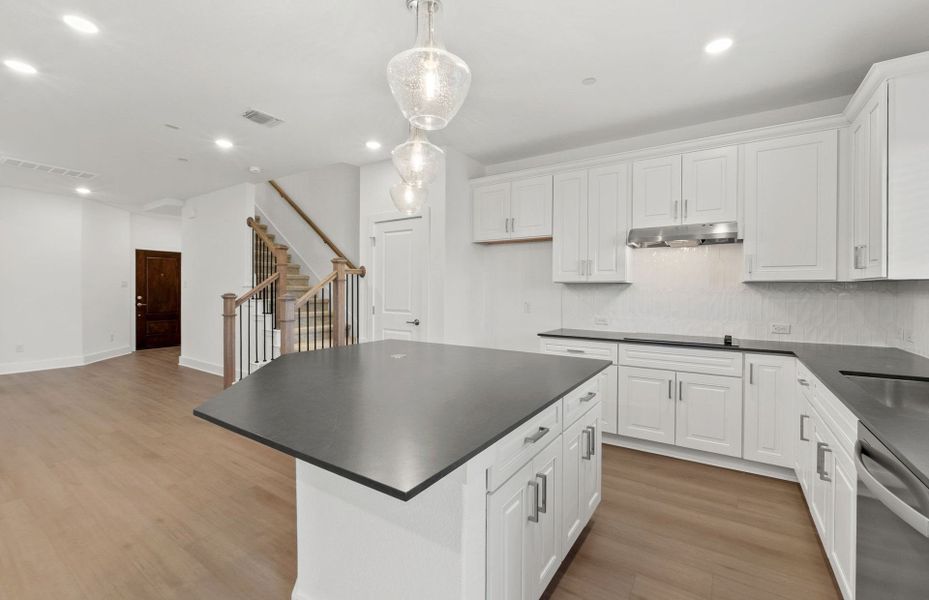 Furnished interior view inside a new home in Northpoint at Old Settlers, Round Rock (Image 8). Furnished interior view inside a new home in Northpoint at Old Settlers, Round Rock (Image 8).