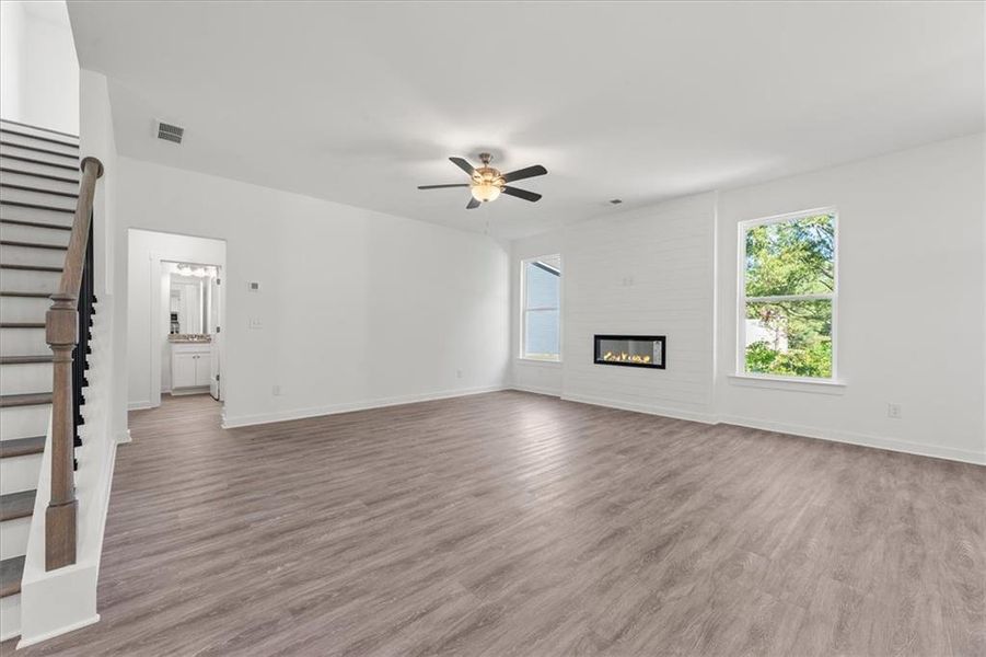 Spacious, unfurnished interior of a new home in Ellington Farms, Statham (Image 27).