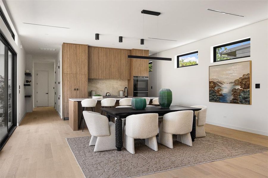 Furnished interior view inside a new home in , Dallas (Image 12). Furnished interior view inside a new home in , Dallas (Image 12).