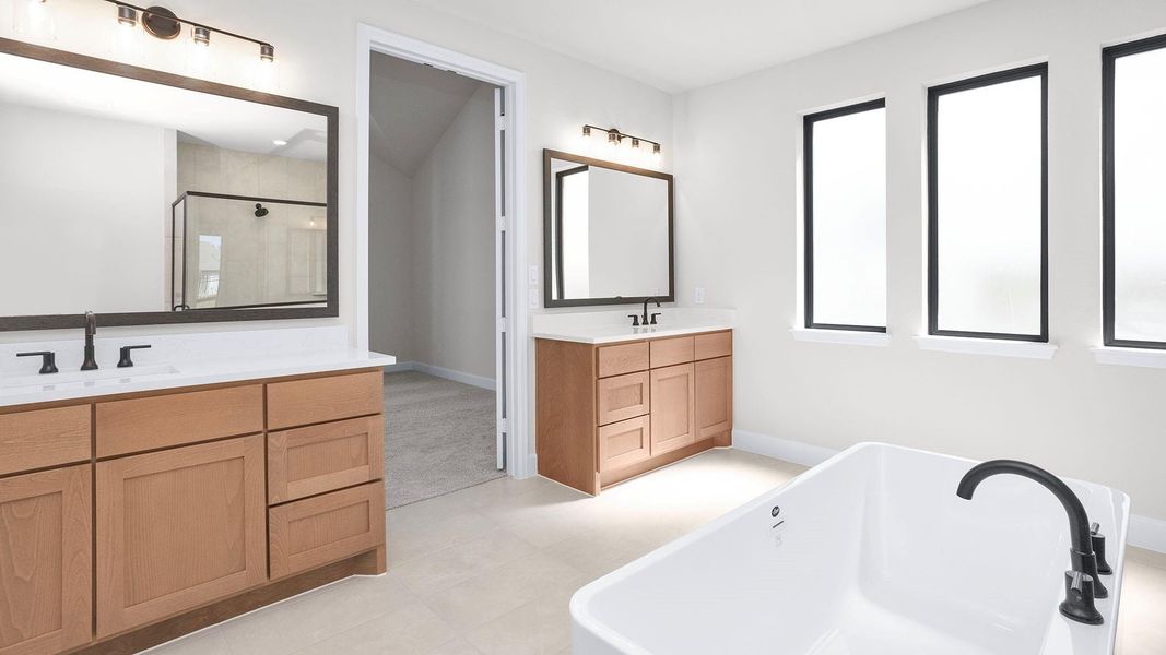 Furnished interior view inside a new home in Artavia, Conroe (Image 5).