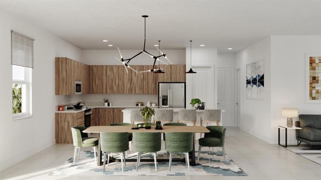 Furnished interior view inside a new home in , Davie (Image 4).