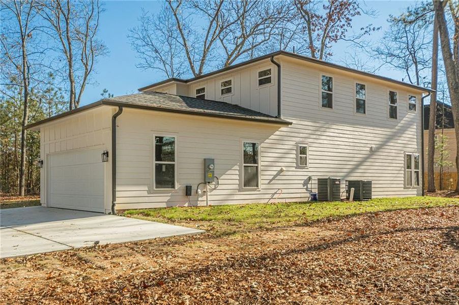 Exterior details and patio area of a home in , Powder Springs (Image 28). Exterior details and patio area of a home in , Powder Springs (Image 28).