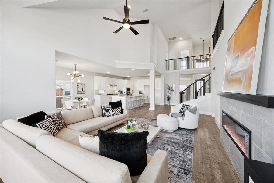 Furnished interior view inside a new home in , Frisco (Image 34).