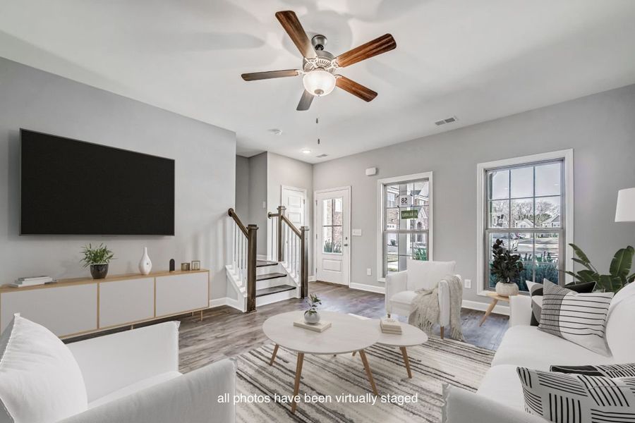 Representative furnished interior of a home built from the Fairfax by Parkside Builders in Oxford Station, Gallatin (Image 6).