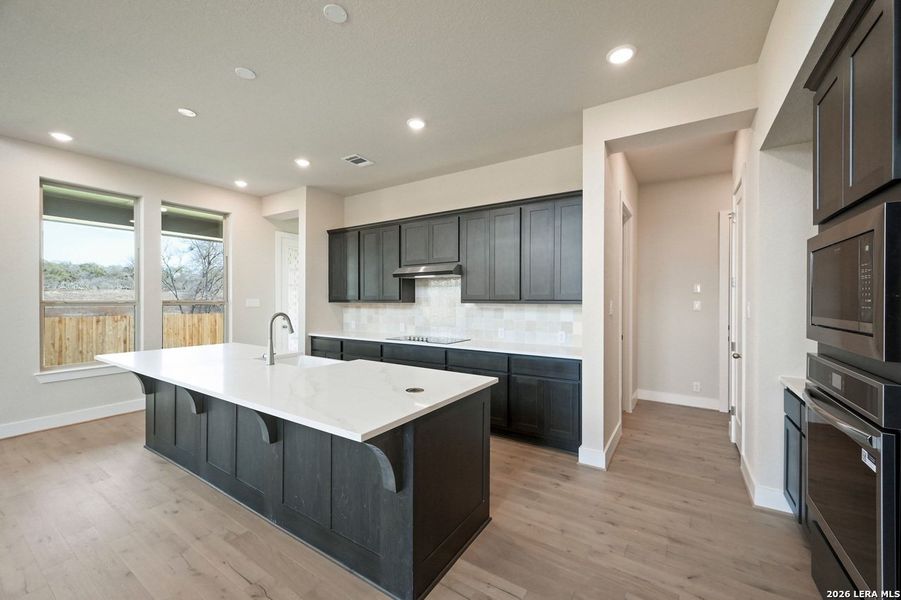 Furnished interior view inside a new home in Alsatian Oaks, Castroville (Image 8). Furnished interior view inside a new home in Alsatian Oaks, Castroville (Image 8).