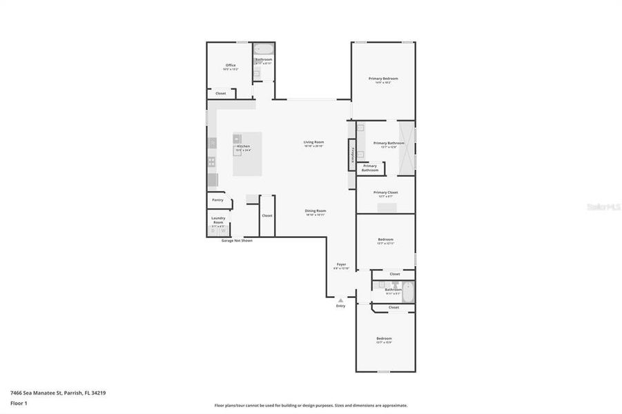 2D floor plan layout of this home in Seaire, Parrish, FL (Image 5). 2D floor plan layout of this home in Seaire, Parrish, FL (Image 5).