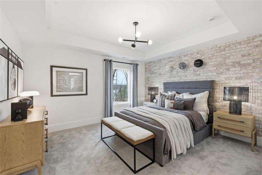 Furnished interior view inside a new home in , Gainesville (Image 39).