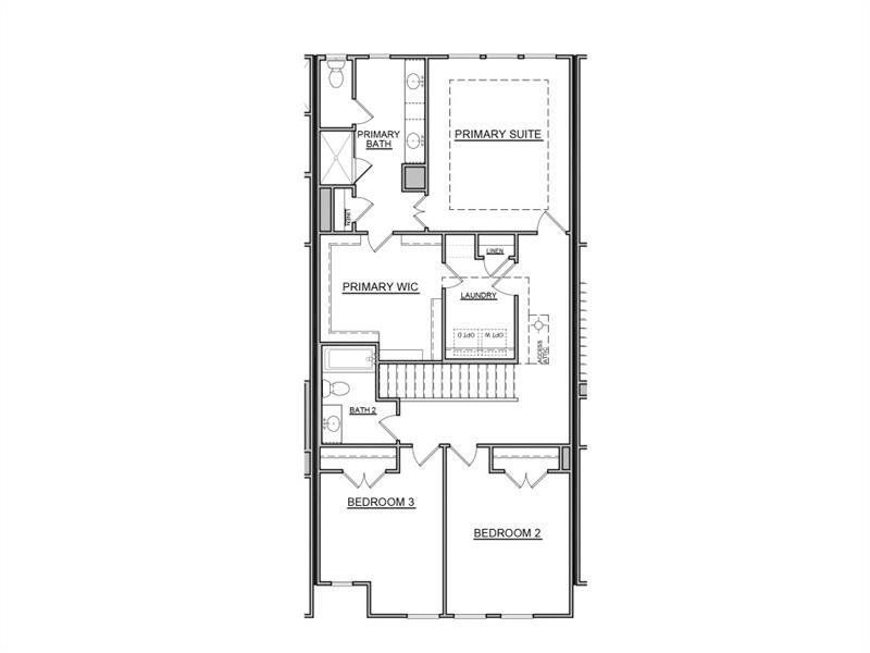 2D floor plan layout of this home in , Lawrenceville, GA (Image 3).