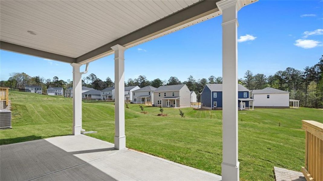 Exterior details and patio area of a home in Twin Lakes, Hoschton (Image 4). Exterior details and patio area of a home in Twin Lakes, Hoschton (Image 4).