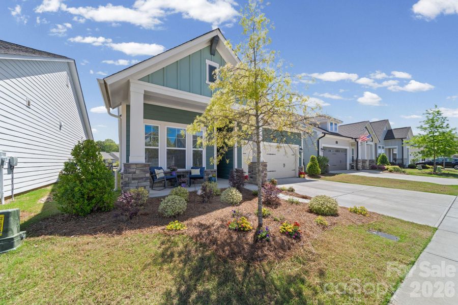Exterior details and patio area of a home in , Waxhaw (Image 23).